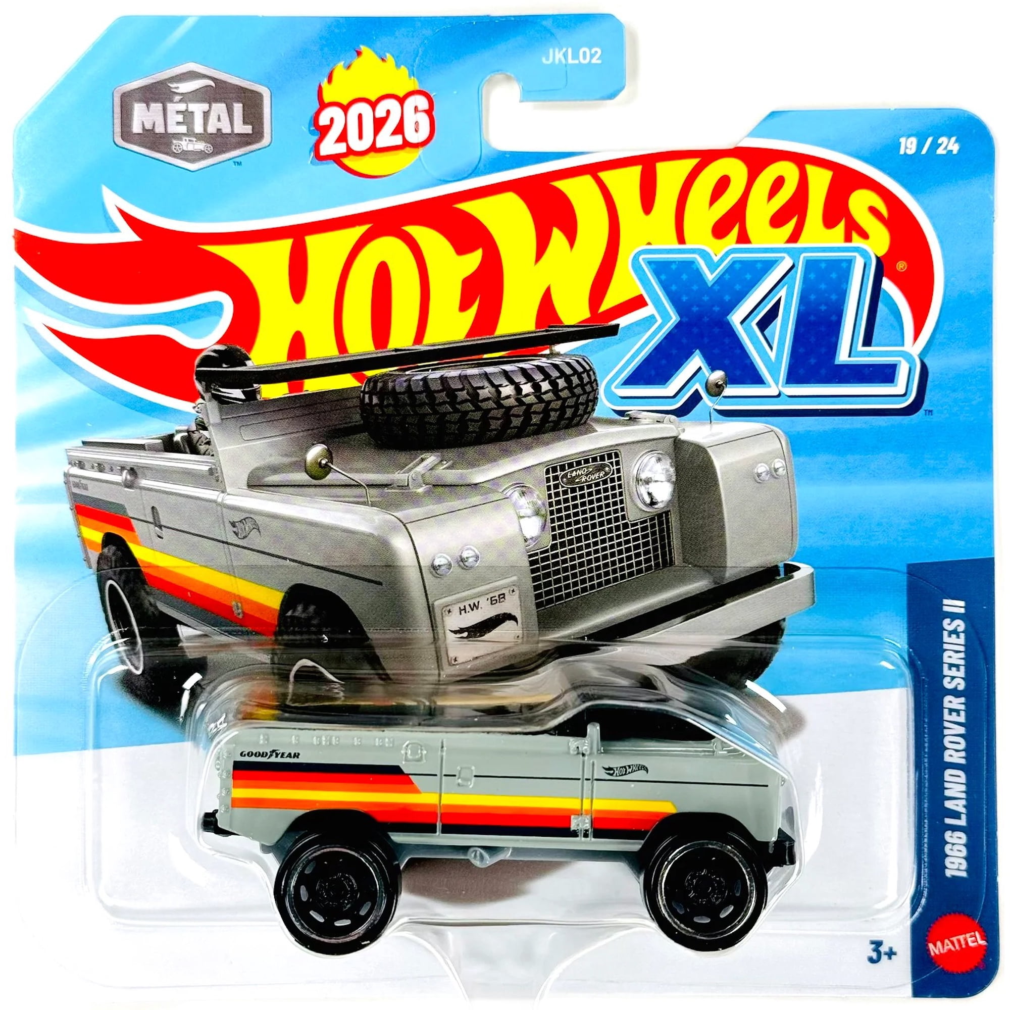 Hot Wheels XL 1966 Land Rover Series II Die Cast Car