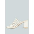 thumbnail image 3 of Fairleigh Off White Strappy Slip On Sandals, 3 of 6