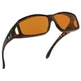thumbnail image 2 of BLUELESS Fitover Glasses for Computer Blue Blocking with Orange Tinted Sleep Glasses, Tortoise, 2 of 4