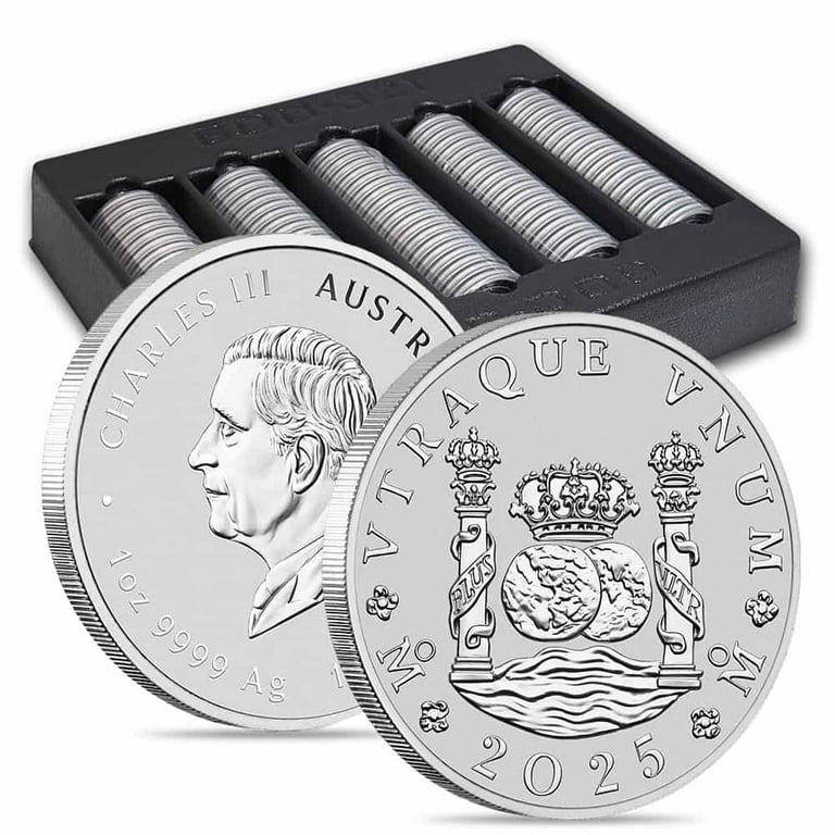 Roll of 20 - 2025 1 oz Silver Pillar Dollar Australian