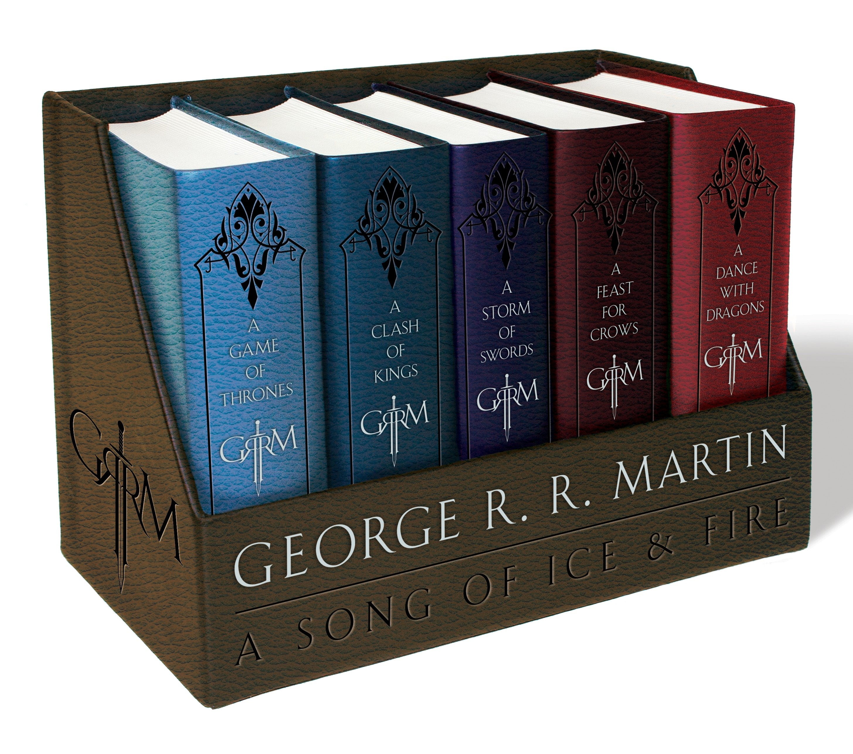 Game Of Thrones Leather Cloth Boxed Set Song Of Ice And Fire