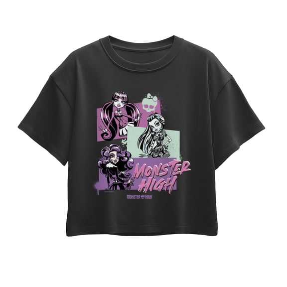 Monster High - Blocks - Youth Girls Boxy T-Shirt