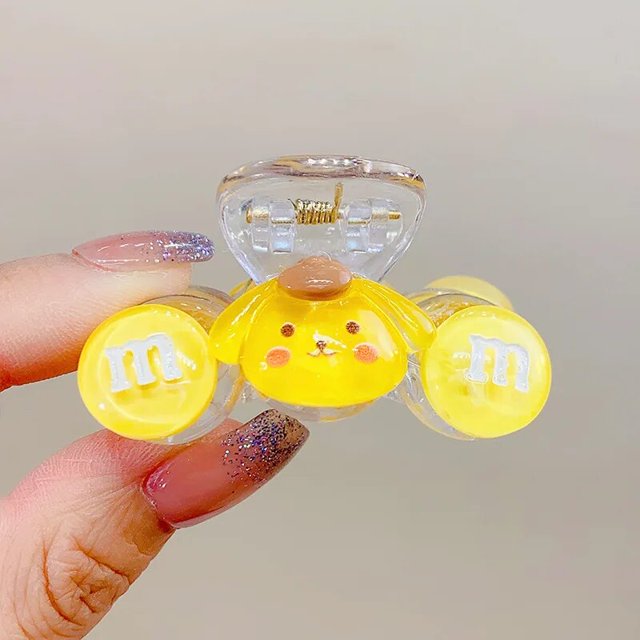 Sanrio-Pinza de pelo con forma de tiburón para niña, accesorios Kawaii para el cabello, tocado de temperamento, regalo de moda, Kuromi Cinnamoroll