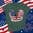 thumbnail image 5 of Vetsdori Short Sleeve T Shirts for Women Patriotic Red White and Blue Pullover July 4th Independence Day USA Years Anniversary Crew Neck,Casual Summer Womens Tops Graphic, 5 of 7