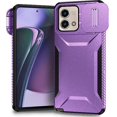 thumbnail image 4 of Rugged Case for Motorola Moto G Stylus 5G 2023 with Slide Camera Cover & Drop Protection Purple, 4 of 6