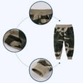 thumbnail image 4 of Toddler Baby Boys Sweatpants Kids Sport Jogger Casual Camouflage Trousers Sweatpants Casual Kids Sports Pants Long Pants 8-9 Years, 4 of 8