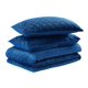 thumbnail image 3 of Edredón Ligero Hudson & Main Velvet Terciopelo Azul Queen Size, 3 of 6