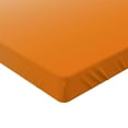 thumbnail image 2 of Ambesonne Ombre Fitted Sheet, Sunset Summer, Twin Size, Orange White, 2 of 3