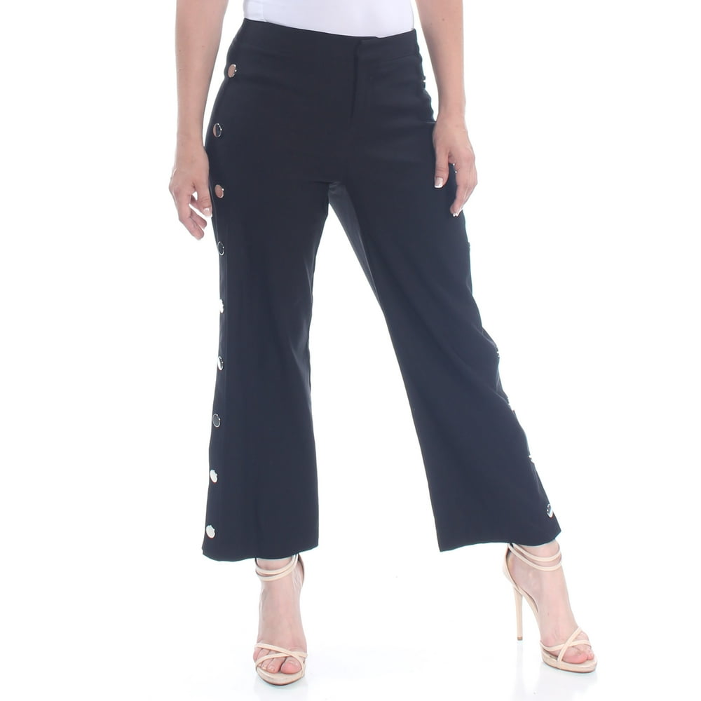 wide leg sailor pants with buttons