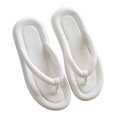thumbnail image 3 of Gubotare Women's Arch Support Soft Cushion Flip Flops Thong Sandals Slippers,White 41, 3 of 5