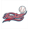 thumbnail image 3 of Ambesonne Sports Duvet Cover Set, Baseball Ball Sports Art, 2-Calking, Night Blue Red White, 3 of 3