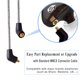 thumbnail image 4 of Basn Auriculares Intrauditivos De Alta Definición Para Músicos Con Auriculares Mmcx Desmontables; Controladores Dinámicos Duales Y Aislamiento De Ruido (Marrón), 4 of 5
