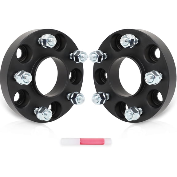 cciyu Wheel Spacers 5 Lug 2PCS 1 inch 25mm Thick 5x4.75 (5x120.65mm) to 5x4.75 (5x120.65mm) Wheel Spacers Compatible for 1982-2002 for Pontiac 1982-2005 for GMC 1982-2019 for Chevrolet