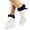 White, variant on Men's Cotton 5 Finger Toe Socks Running No Show Breathable Short Sport Sock Low Ankle Low Cut