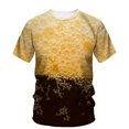 thumbnail image 1 of T-Shirt Tendance Mode Alternative de Rue à Manches Courtes Imprimé 3d Bière Hip Hop Décontracté Drôle Vêtements Amples, 1 of 5