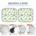 thumbnail image 6 of Fotbe St Patrick's Day3 2-Piece Car Windshield Sun Shade | Sun Blocker for Car Windshield | Foldable Automotive Interior Accessories for Sun Protection-Large, 6 of 7