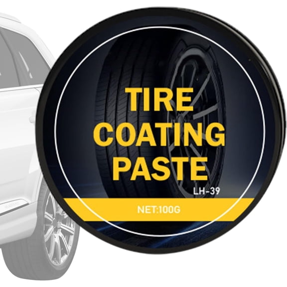 Tire Shine Paste, Wheel Polish Protective Gel for Car, 1pc