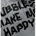 thumbnail image 5 of Bubbles Make Me Happy Fun Playtime Toddler Boy Girl T Shirt Infant Toddler Brisco Brands 2T, 5 of 6