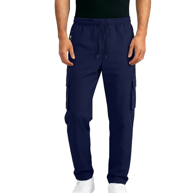 Pantalon de Plein Air Quotidien pour Hommes, Durable et Polyvalent, avec Jambe Droite et Coupe Confortable pour la Randonnée, le Cyclisme et l'Extérieur