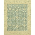 thumbnail image 1 of Ahgly Company Indoor Rectangle Abstract Brown Gold Oriental Area Rugs, 8' x 10', 1 of 6