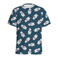 thumbnail image 4 of Bonita camiseta con estampado 3D de oso polar para hombre, camiseta con gráfico de animales de verano para niños, camiseta de manga corta con cuello redondo para mujer, camiseta de gran tamaño, 4 of 4