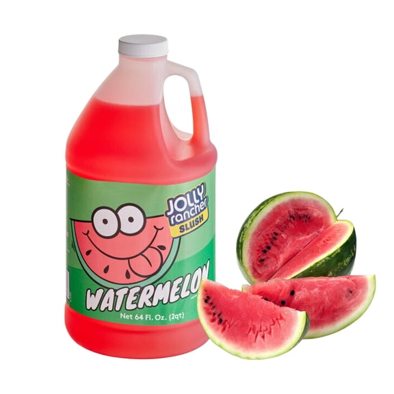 Jolly Rancher Watermelon Slushy Syrup 5:1 Bulk Food Service Concentrate - 64 oz
