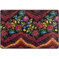 thumbnail image 4 of Dreamtimes Vintage Traditional Bohemian Non-Slip Area Rug 72"x48", Mexican Russian Art Soft Non Slip Washable Floor Mats for Indoor Front Porch,Living Room, Bedroom,Kitchen, 4 of 7
