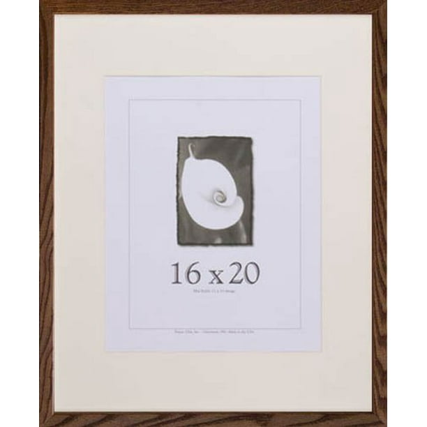 Frame USA 16" x 20" Acrylic/Wood Picture Frames, White