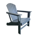 thumbnail image 1 of Chaise Adirondack traditionnelle en résine gris ardoise, 1 of 3