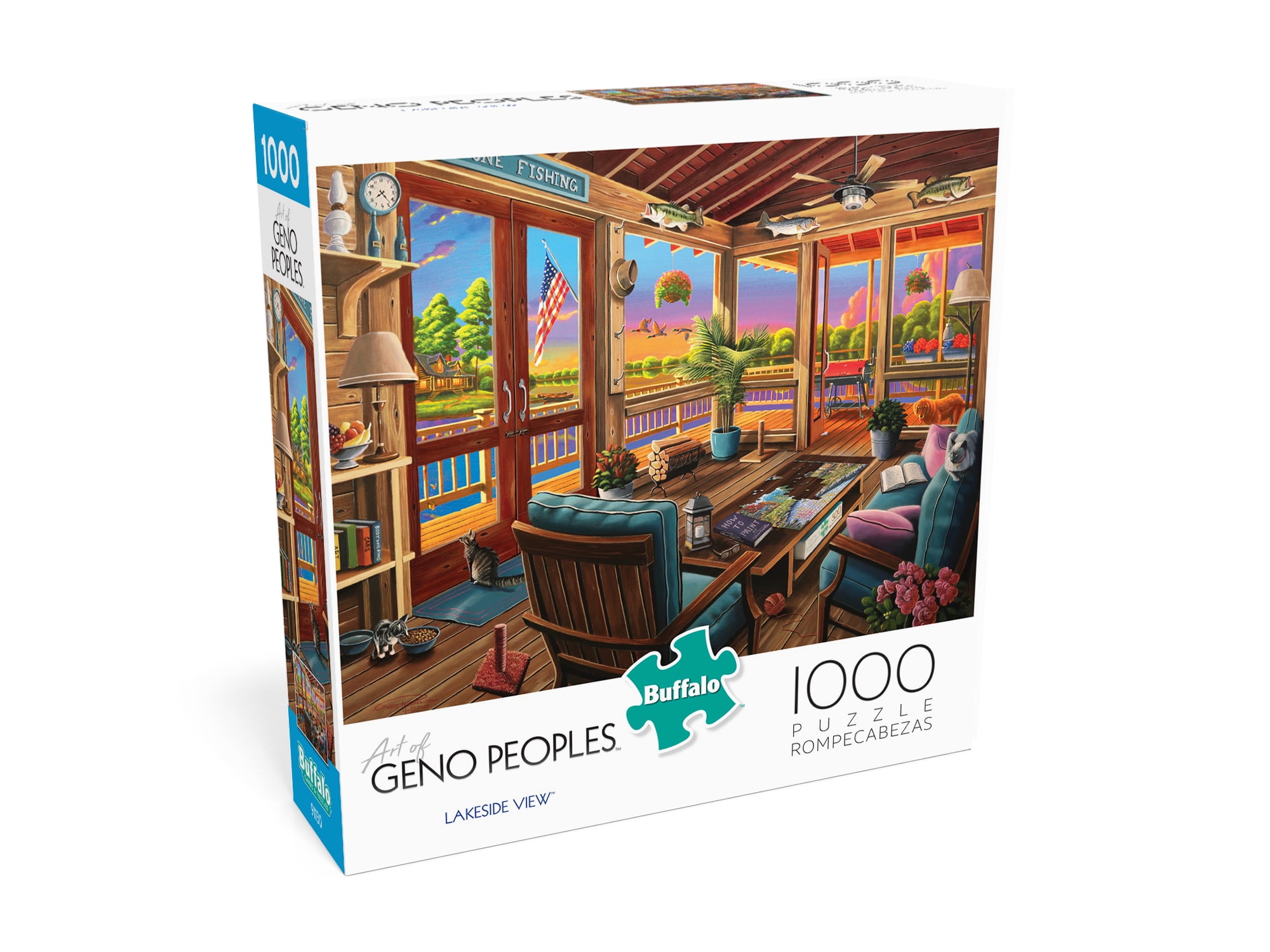 Puzzle Buffalo Games 1000 Piezas - Escena Invernal Geno Peoples