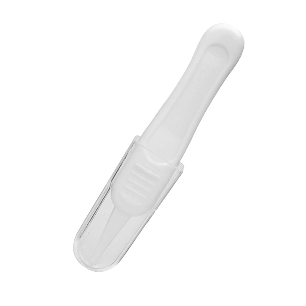 LYUMO Durable Reusable Plastic Tweezer with Cap for Baby Household