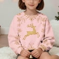 thumbnail image 5 of Taqqpue Boys Girls Christmas Sweatshirt Long Sleeve Christmas Printed Shirts Blouse Fall Winter Ugly Christmas Sweater Pullover for Kids 1-15T, 5 of 7