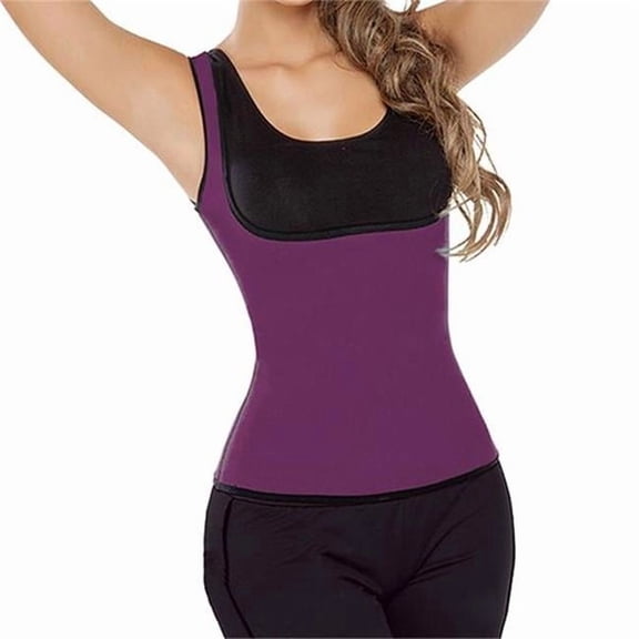 Fresh Fab Finds FFF-Purple-XXXXL-GPCT1235 Body Shaper, Purple - 4XL