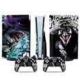 thumbnail image 1 of PS5 optical drive version sticker, cool PS5 skin, controller handle,for PS5 console and controller,DC cartoon,Joker2, 1 of 5