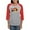 Heather/Red, variant on CafePress - Happy Yule Women's Baseball T Shirt - Womens Baseball Tee