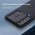 thumbnail image 5 of SaniMore Case for Samsung Galaxy S23 Plus, Soft TPU & Solid PC Cover Built-in Silde Camera Proction Classic Texture Shockproof Protective Shell for Samsung S23 Plus, Black, 5 of 10