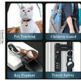 thumbnail image 3 of CNKOO 2pcs Airtag Protective Case  Keychain Compatible Case for Apple Air Tag in 2 Colors ZZZ, 3 of 5