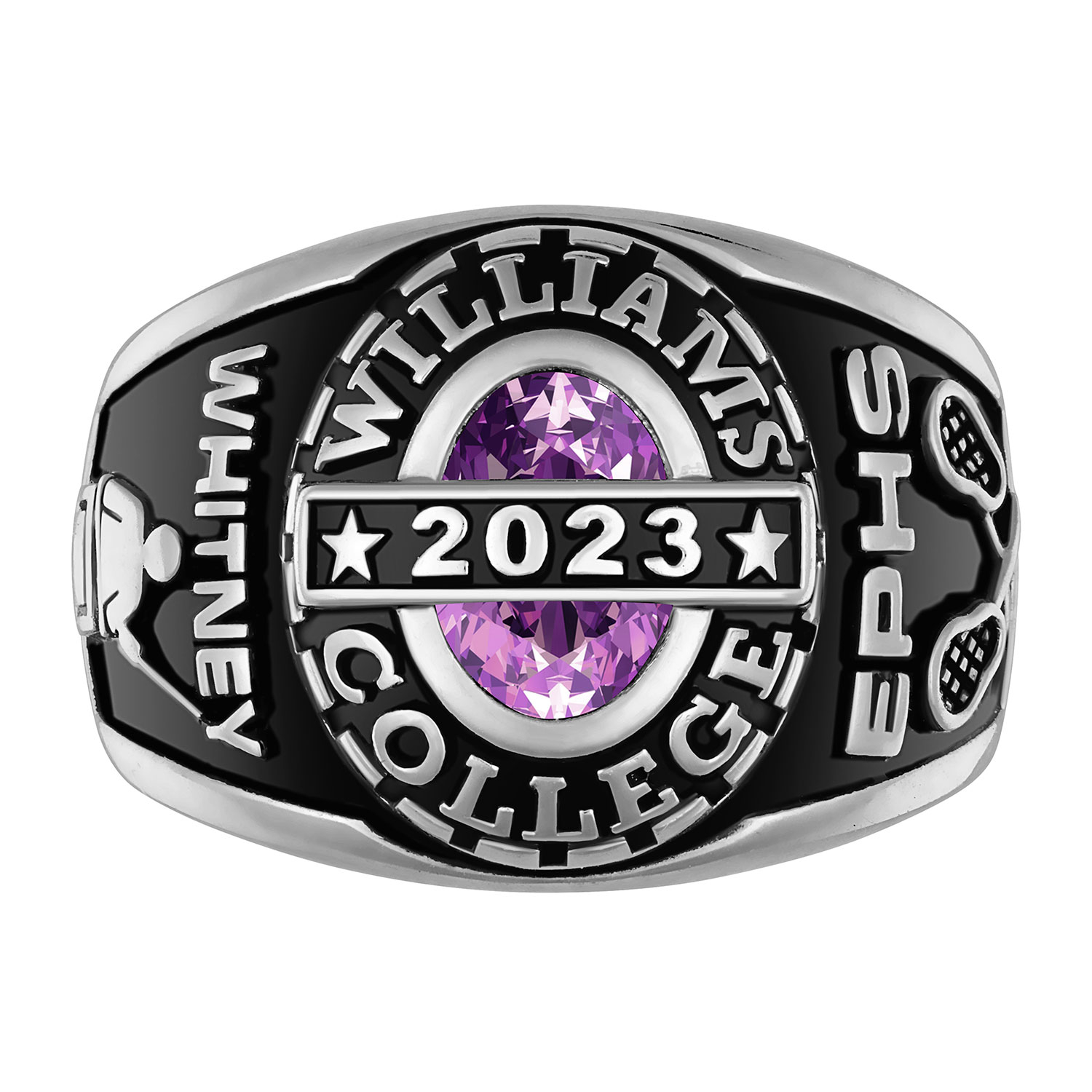 Order Now for 2025 Graduation, Freestyle Women's Birthstone Class Ring, Personalized, High School or College Graduation