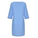 thumbnail image 4 of Gibobby Vestido casual de verano para mujer Vestido de verano para mujer, cuello redondo, ajuste holgado, manga de siete cuartos, cómodo, informal, color sólid(Azul,M), 4 of 5