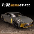 thumbnail image 2 of 1:32 Nissan GT-R50 Model Car Toy Alloy Diecasts Metal Super Sport Cars With Sound Light Vehicle Toys for Boys Gifts Collection, 2 of 9