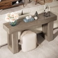 thumbnail image 4 of Tribesigns 63-Inch Long Console Table, Wooden Rectangular Sofa Table Behind The Couch, 4 of 5