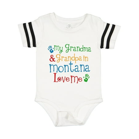 

Inktastic Montana Grandma Loves Me Gift Baby Boy or Baby Girl Bodysuit