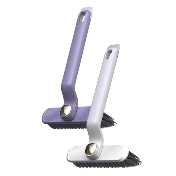 Cepillo de Limpieza de Grietas Giratorio MultifuncióN, Cepillo de Limpieza de Grietas Giratorio de 360 Grados, Cepillo de Cerdas Duras de Esquinas