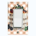 thumbnail image 1 of Metal Light Switch Plate Cover Elegant Chocolate Cake Desserts CAK003, 1 of 15