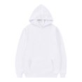 thumbnail image 4 of FAOWME Girls Hoodie Long Sleeve Soft Sweatshirt Graphic Hoody Kids Cute Pullovers Tops White 4-5 Years, 4 of 5