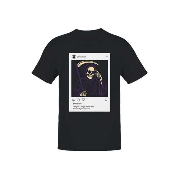Grim Reaper Vibes Only Men's T-shirt