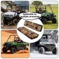 thumbnail image 4 of FKELYI Art Abstract Geometric Print Mule Bench Seat Cover 2 Pcs Set Dustproof UTV Seat Cover Compatible with Kawasaki Mule 600/610 Anti-Scratch Seats Protector Decor, 4 of 7