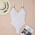 thumbnail image 4 of Summer Saving pimelu Bathing Suit for Women One Piece Swimsuit for Women Tankini Swimsuit Modest Swimsuit Ladies Solid Strap Tummy Control Swimsuits Womens Swimsuits, 4 of 7