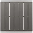 thumbnail image 7 of Modway Shore Outdoor Patio 3 Piece Aluminum Pub Set in Silver Gray, 7 of 7