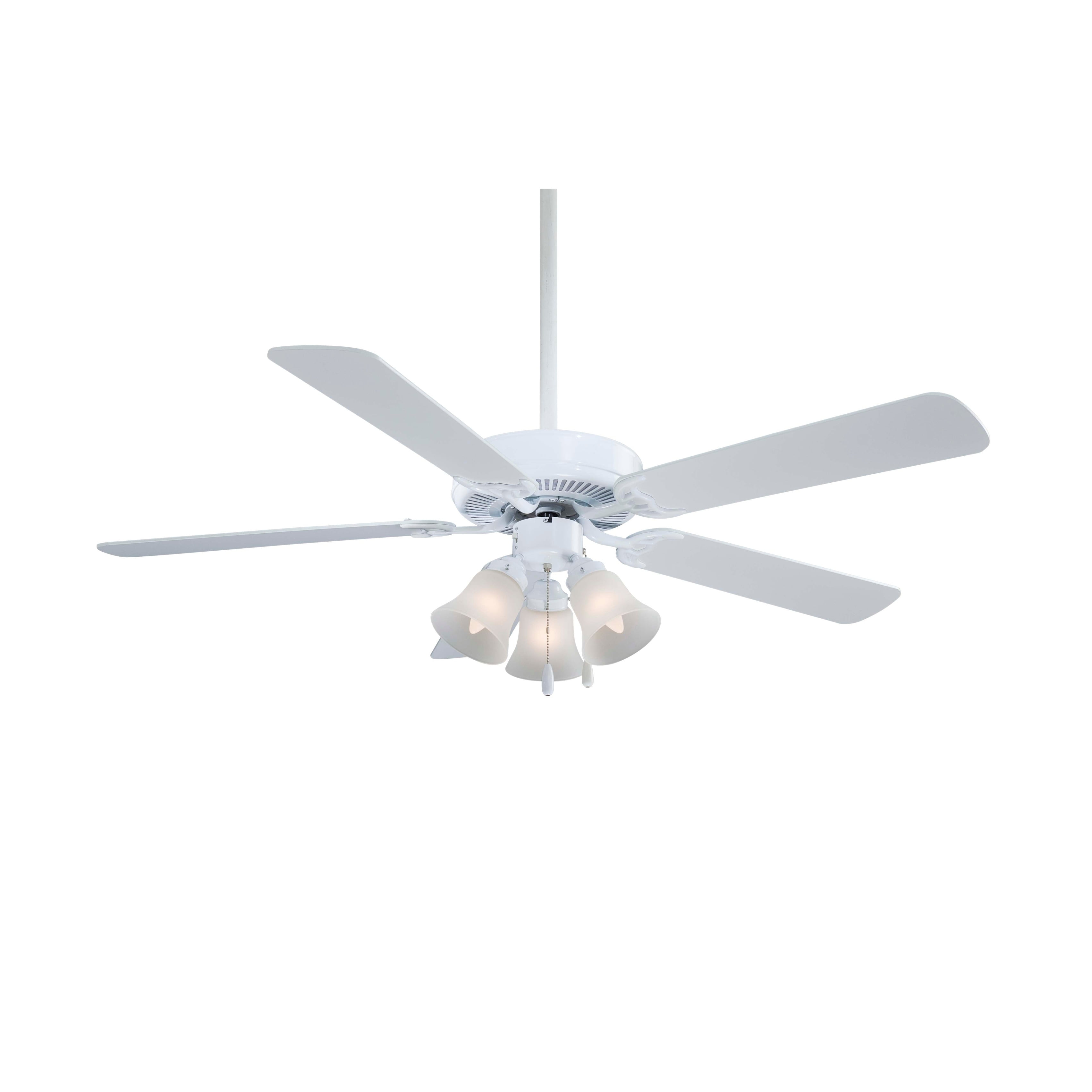 Minka Aire F647 Wh Contractor 52 In Indoor Ceiling Fan White